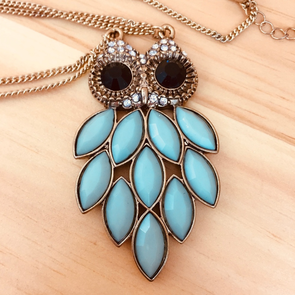 Costume Jewelry Owl Necklace